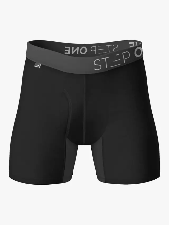 

Боксеры Step One Bamboo, цвет black/currants