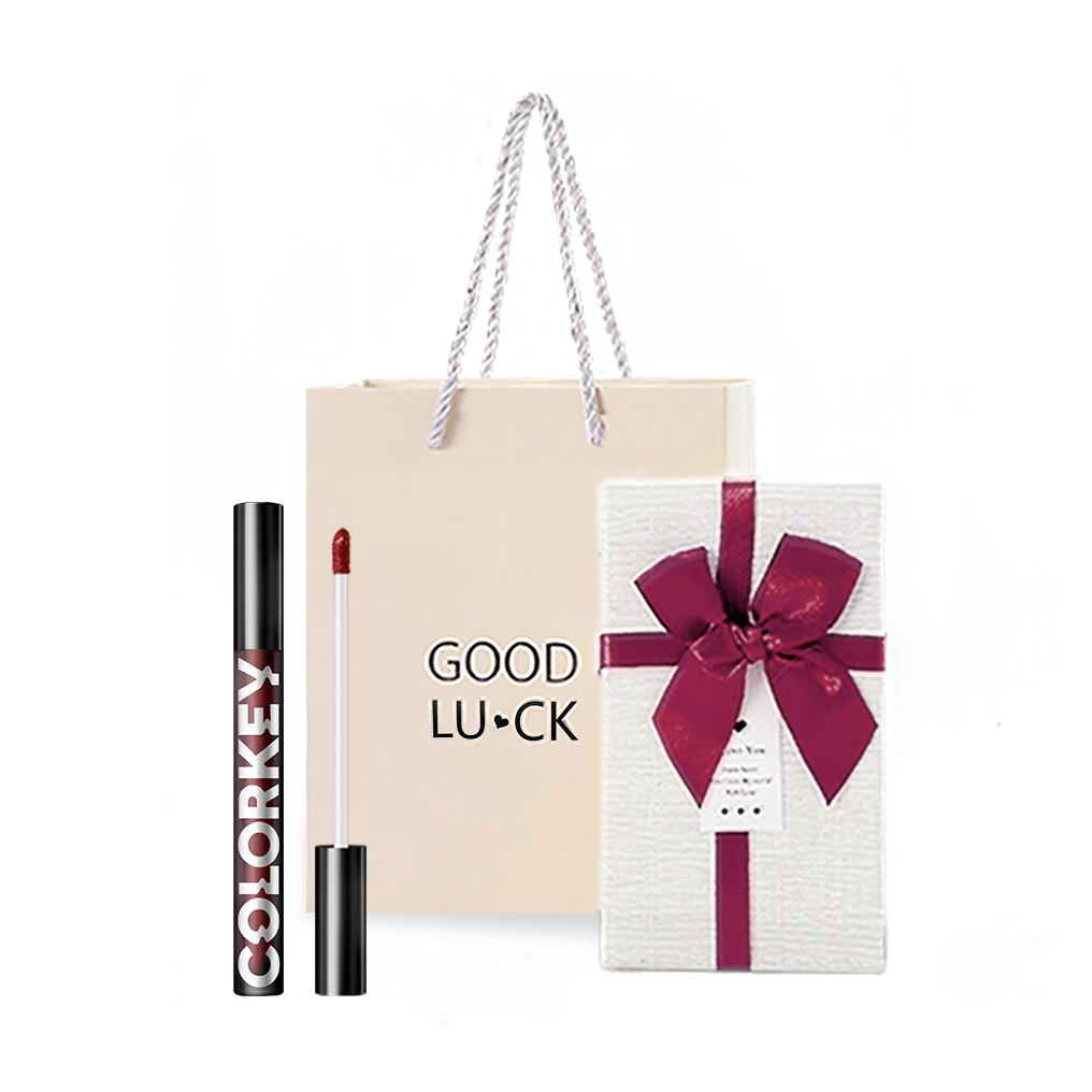 

Блеск для губ Love Laptop Box глянцевый легко растушевывается тон 1,8г*4 с подарком: заколка-клешня+резинка для волос Colorkey