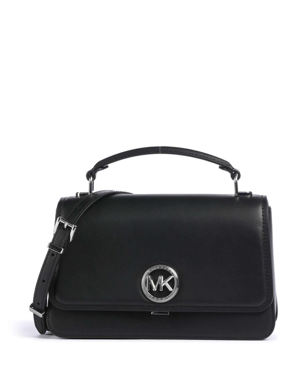 

Сумочка Delancey из мелкозернистой яловой кожи. Michael Kors, черный