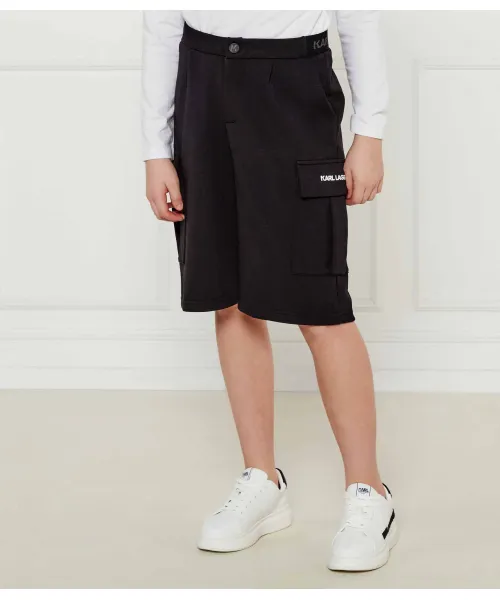 

Шорты Regular fit Karl Lagerfeld Kids, черный