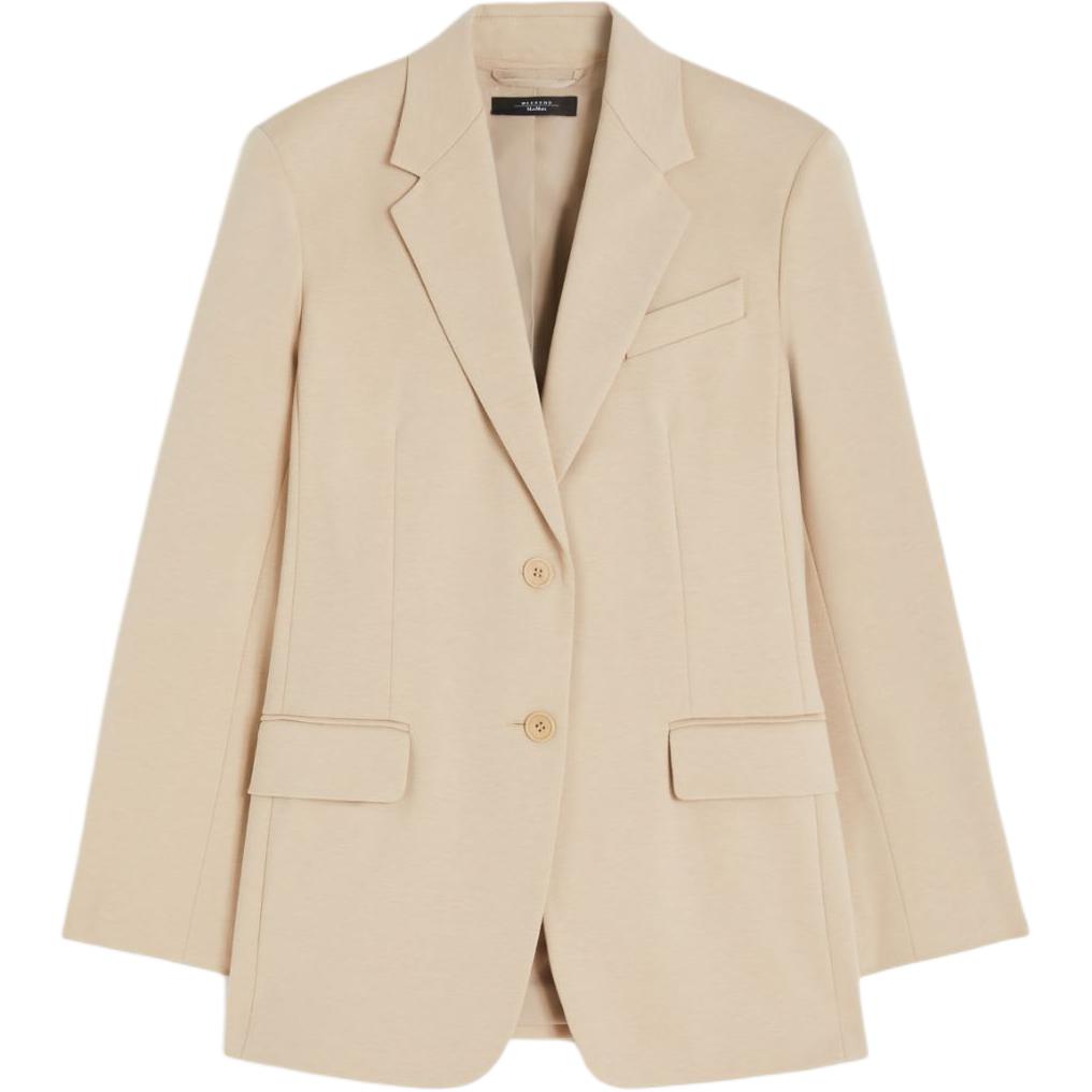 

Женский пиджак для делового костюма WEEKEND MaxMara, бежевый