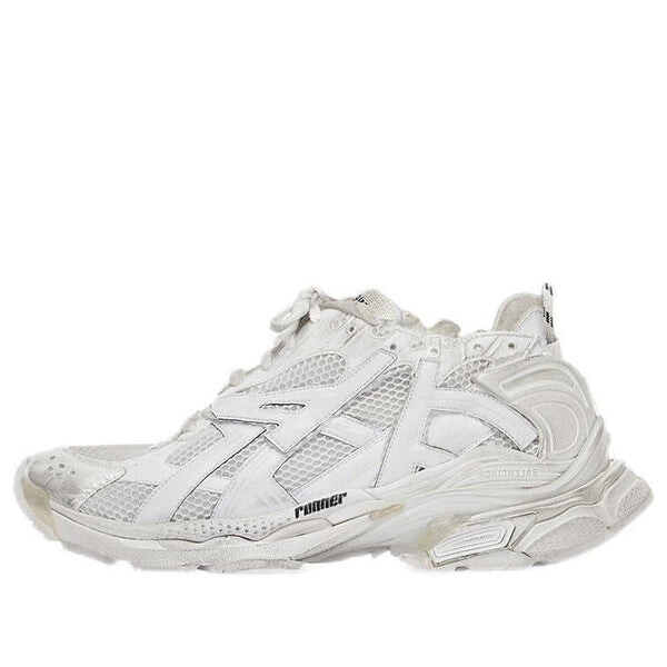 Кроссовки runner sneaker 'worn-out white' Balenciaga, белый