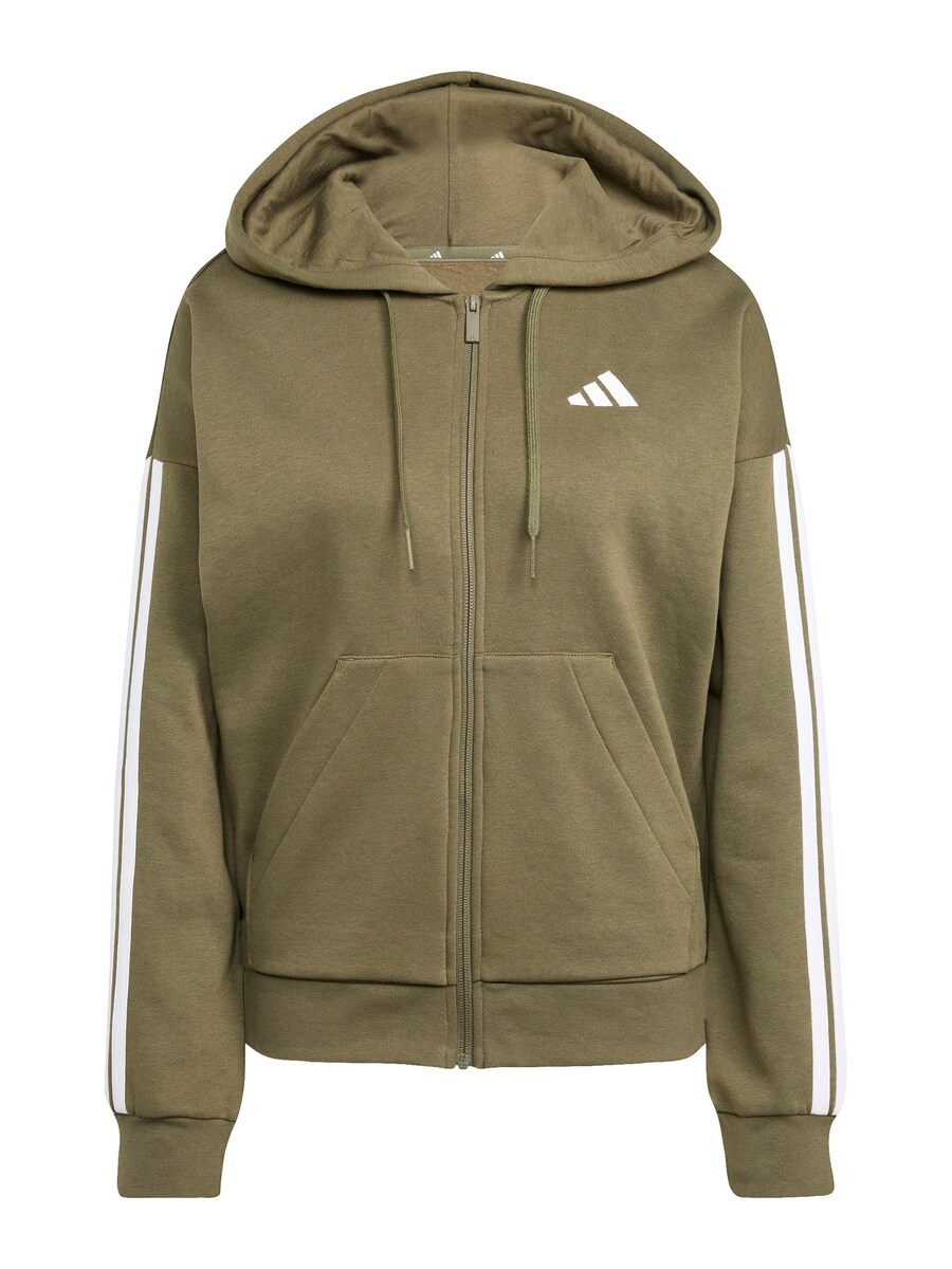 

Спортивная толстовка с капюшоном на молнии ADIDAS SPORTSWEAR Essentials, Olive