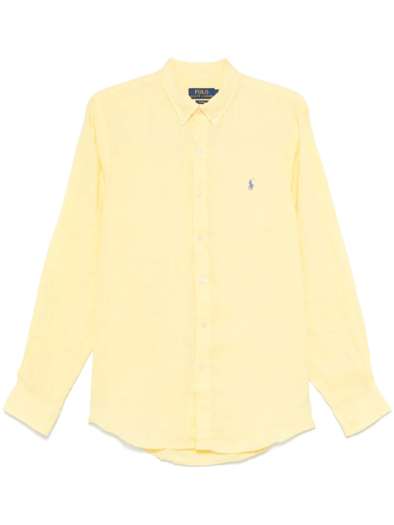 

Polo Ralph Lauren льняная рубашка, желтый