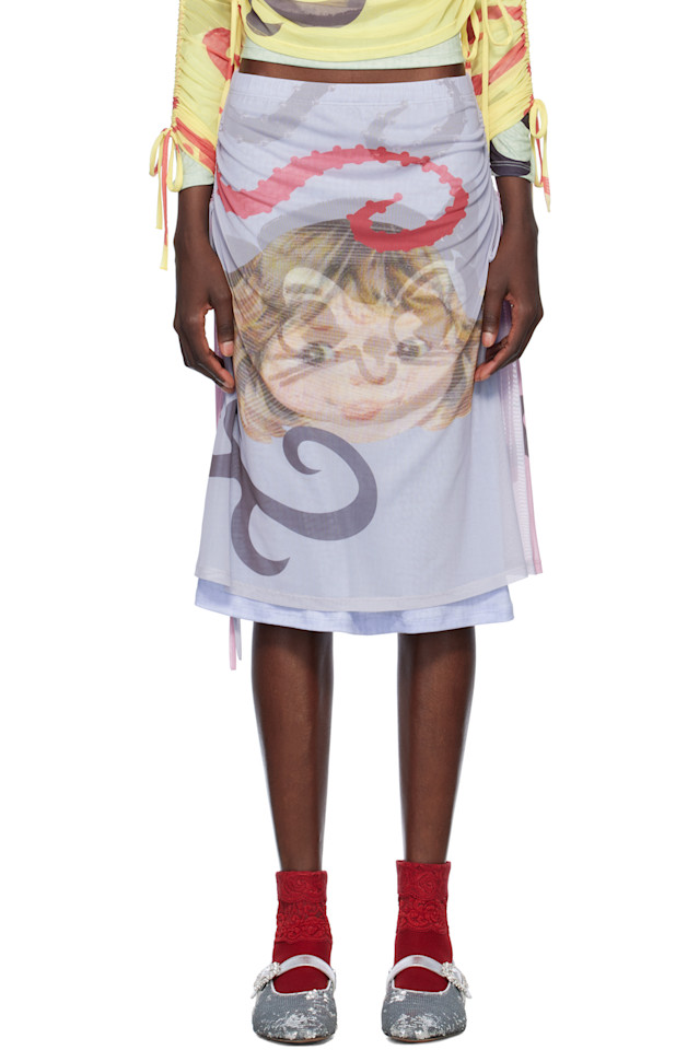 

Юбка миди Sam cat ballast Chopova Lowena, мультиколор