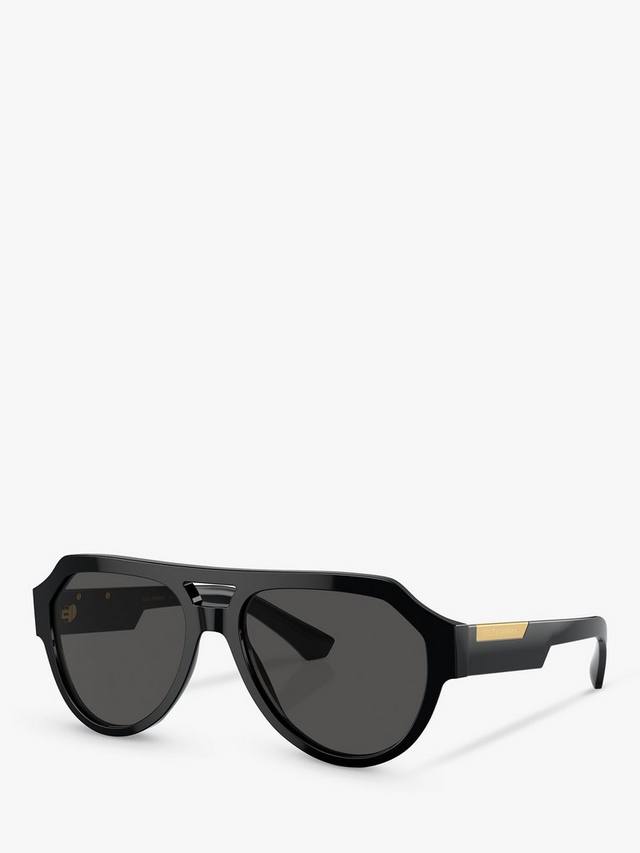 

Мужские солнцезащитные очки-авиаторы dg4466 Dolce & Gabbana, цвет Black/Grey