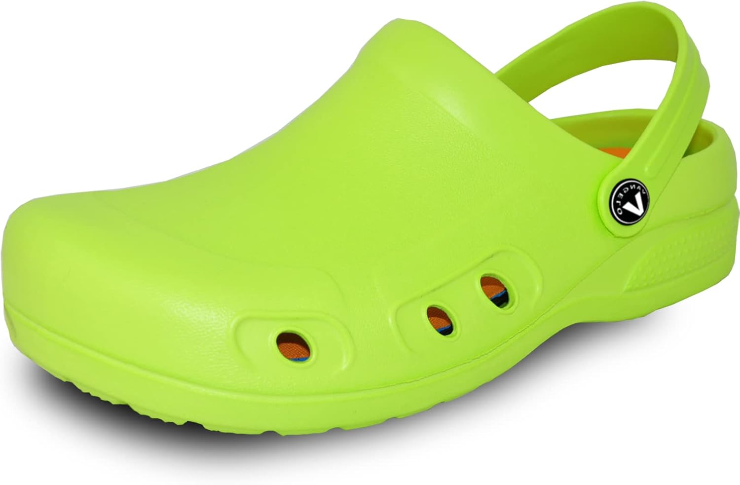 

Профессиональные противоскользящие сабо, водонепроницаемые, для мужчин, для работы, медсестер, поваров, модель Ritz, черный, салатовый, белый, разноцветные Vangelo