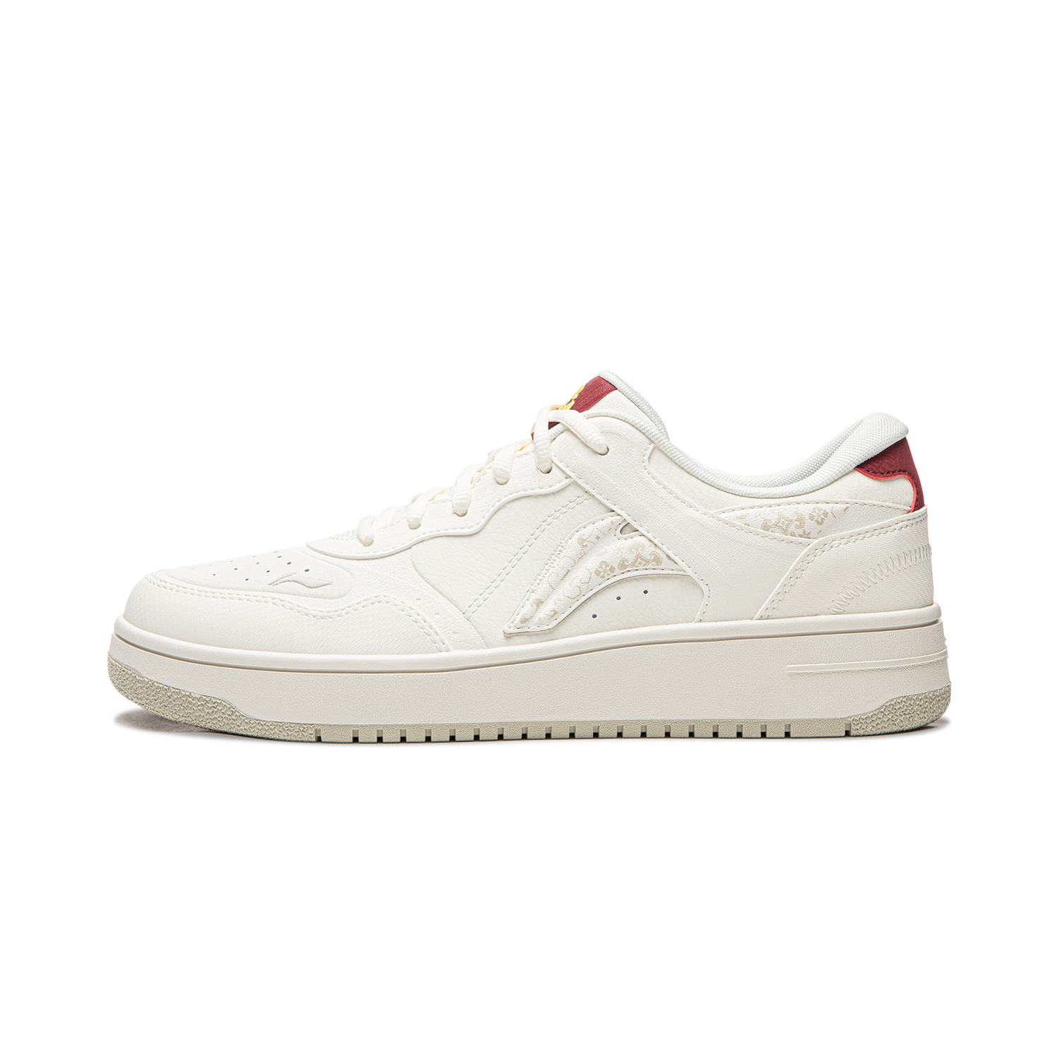 

Кроссовки Li-Ning Tianji Slip Resistant, Abrasion Resistant, Height Increasing Low top мужские белые красные