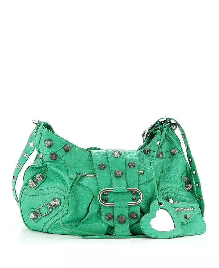 

Кожаная сумка-тоут Le Cagole среднего размера Pre-Owned Balenciaga, зеленый