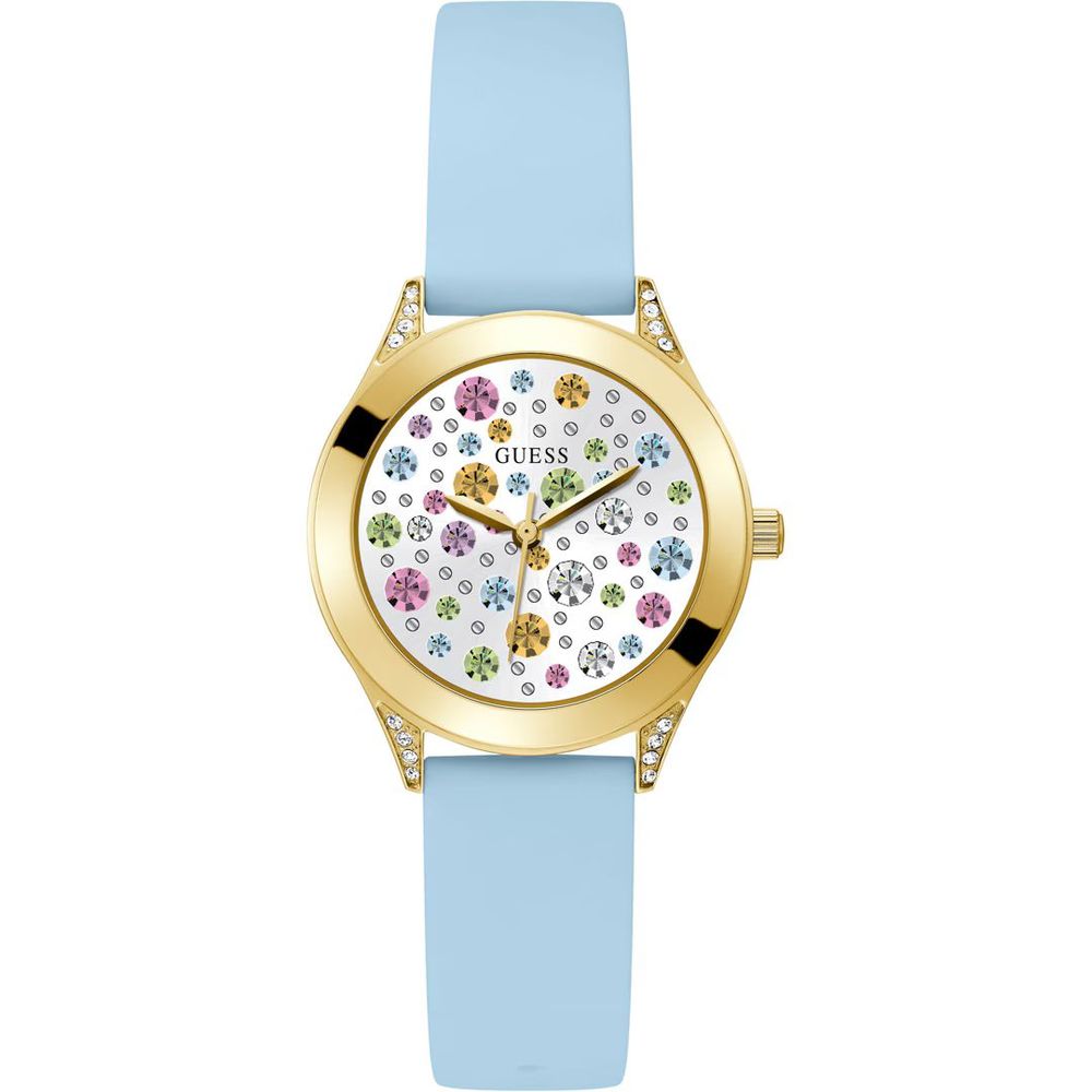 

Синие синтетические часы Guess