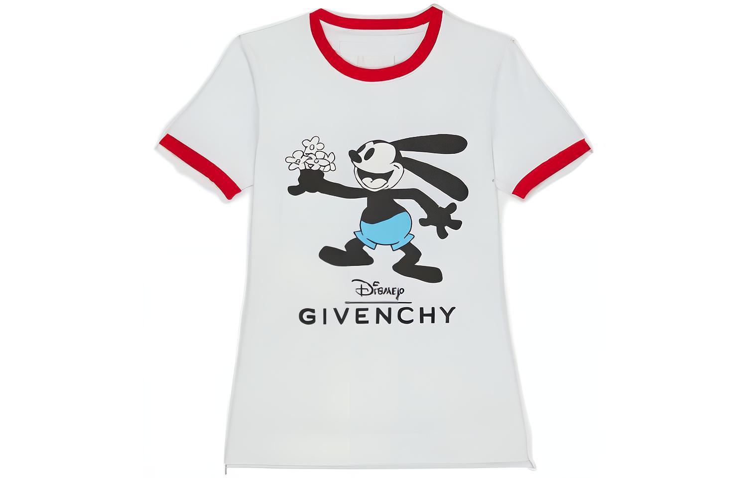 

Футболка с логотипом Givenchy, красно-белая