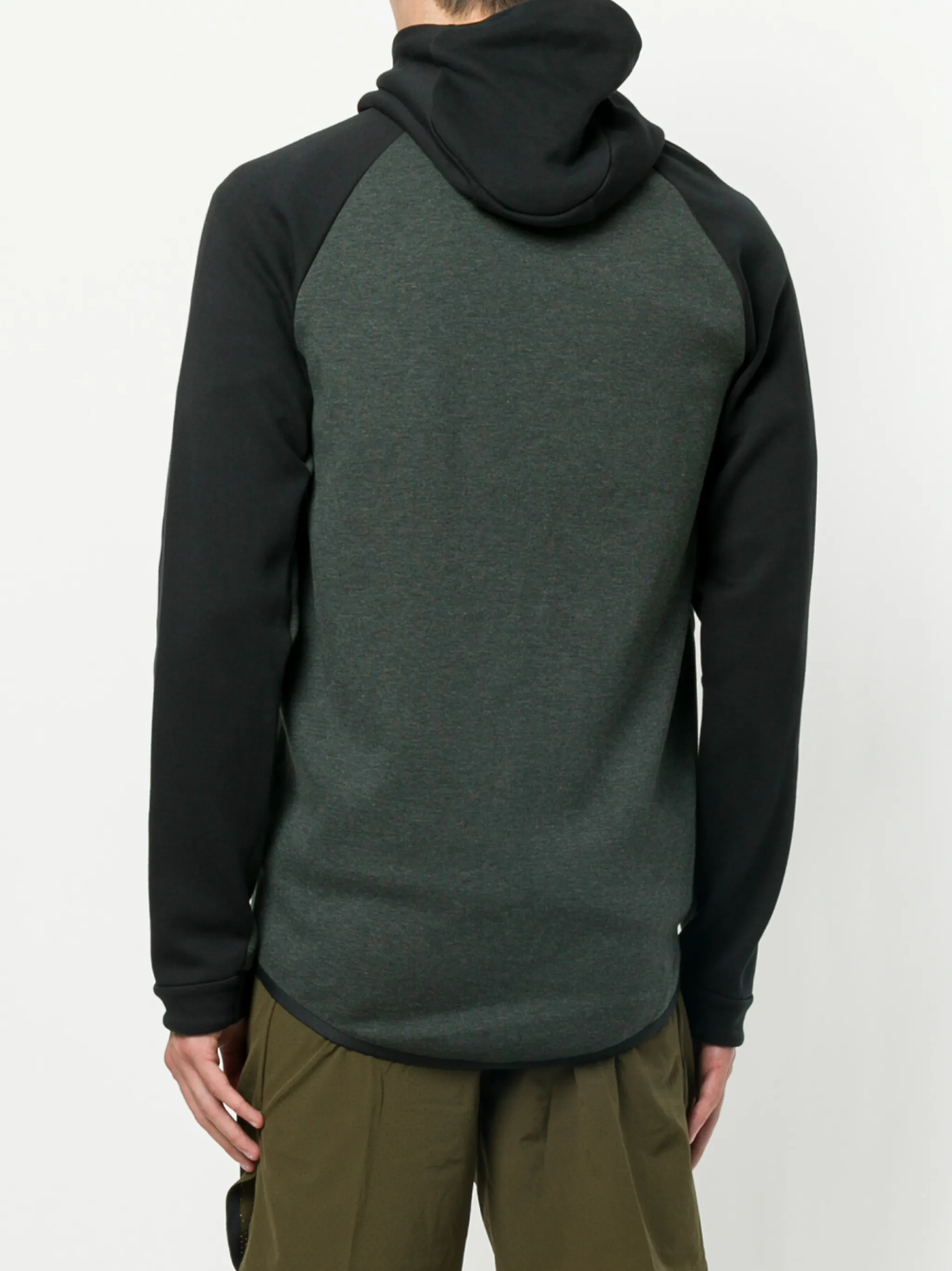 Ветровка дизайна "колор-блок" Tech Fleece Nike, зеленый — фото 4