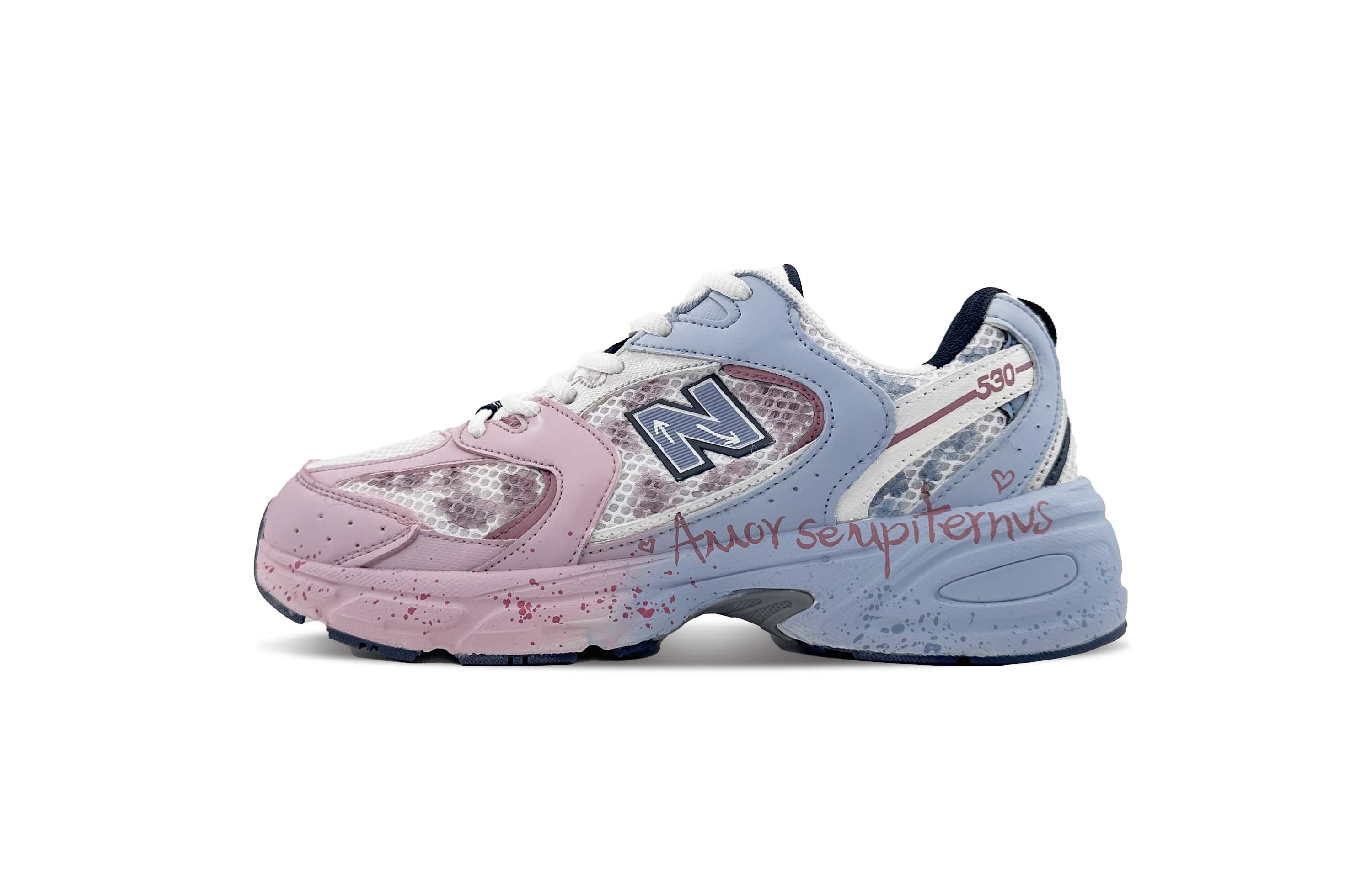 

Кроссовки NB 530 Low top Unisex Pinch Width D New Balance, розовый