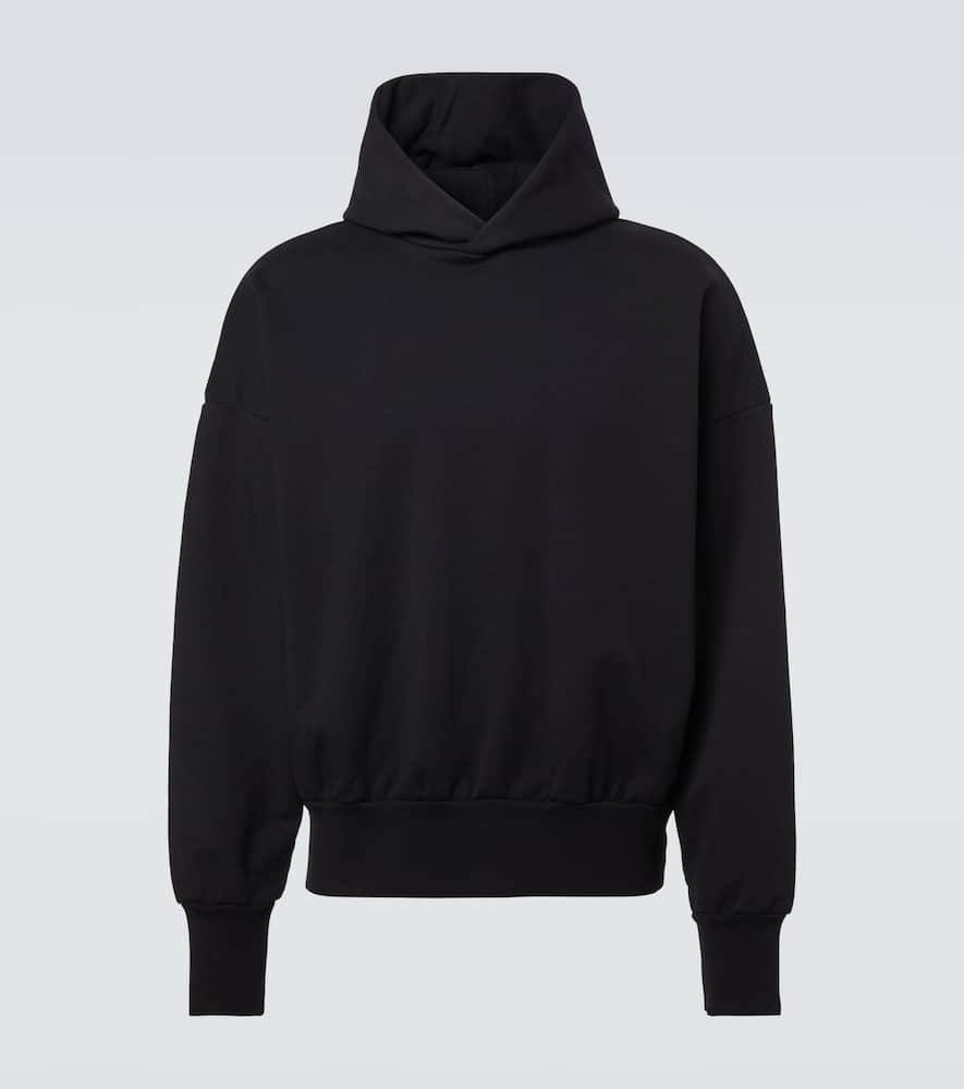 

Хлопковый джерси худи Fear of God, Black