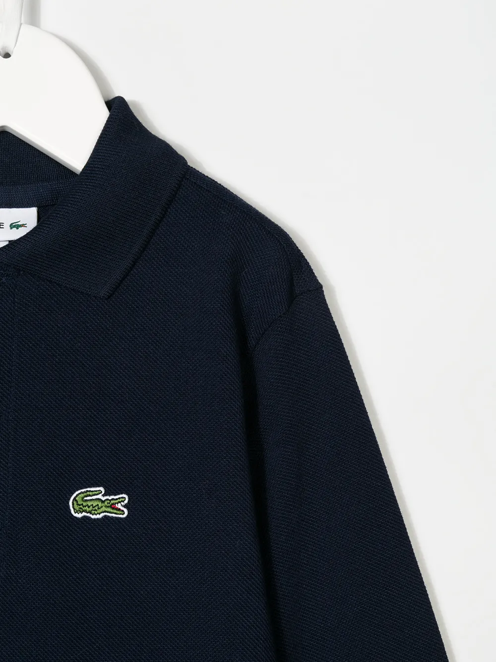 Футболка-поло с нашивкой-логотипом Lacoste Kids, синий — фото 3
