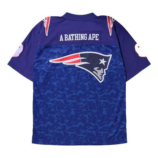 A Bathing Ape Футболка BAPE x Mitchell & Ness NFL New England Patriots Legacy Jersey — фото 2