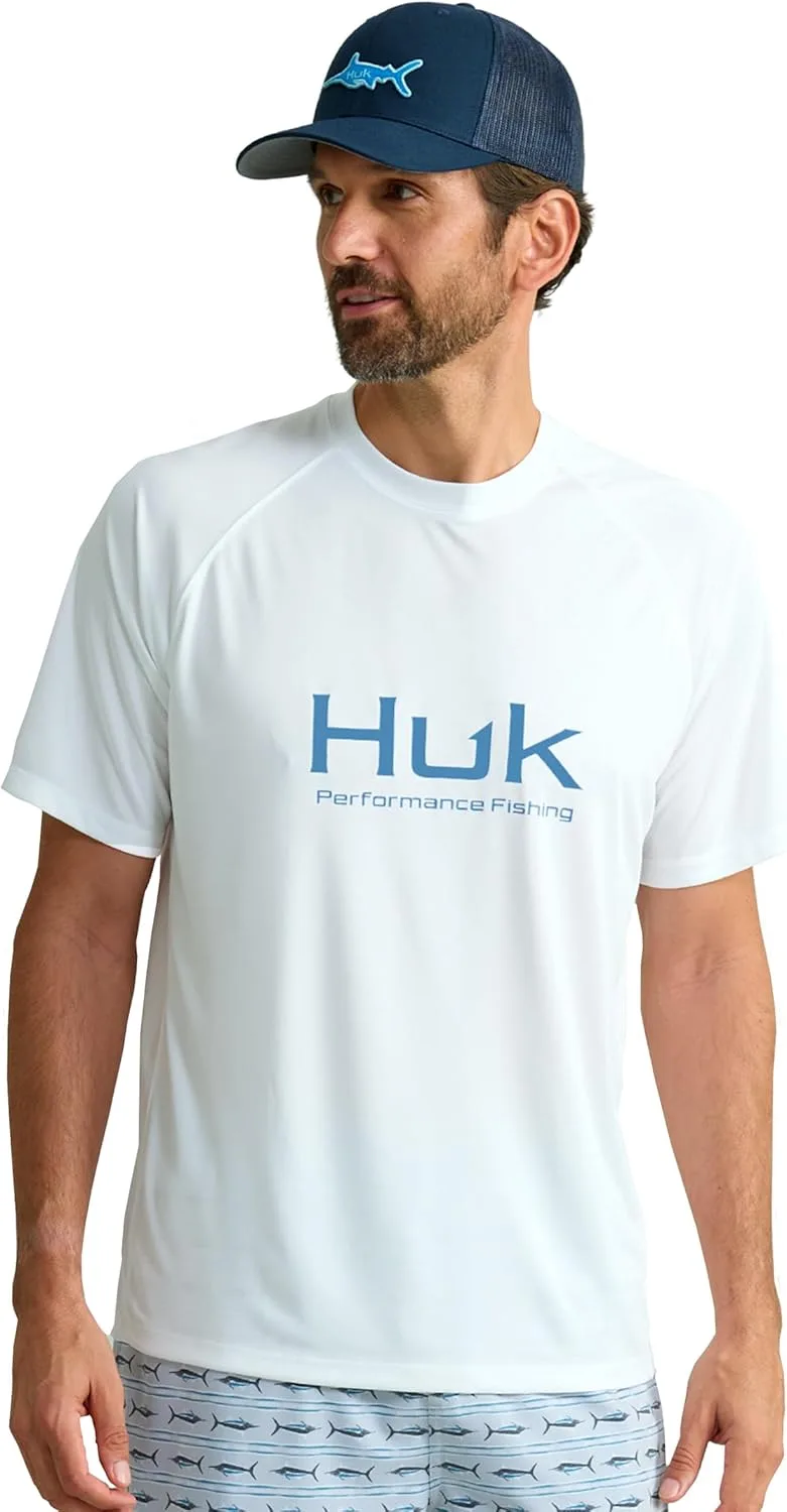 

Мужская футболка HUK Pursuit с коротким рукавом, для активного отдыха и защитой от солнца