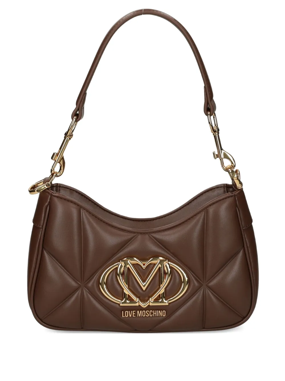 

Маленькая сумка на плечо с логотипом Love Moschino, коричневый