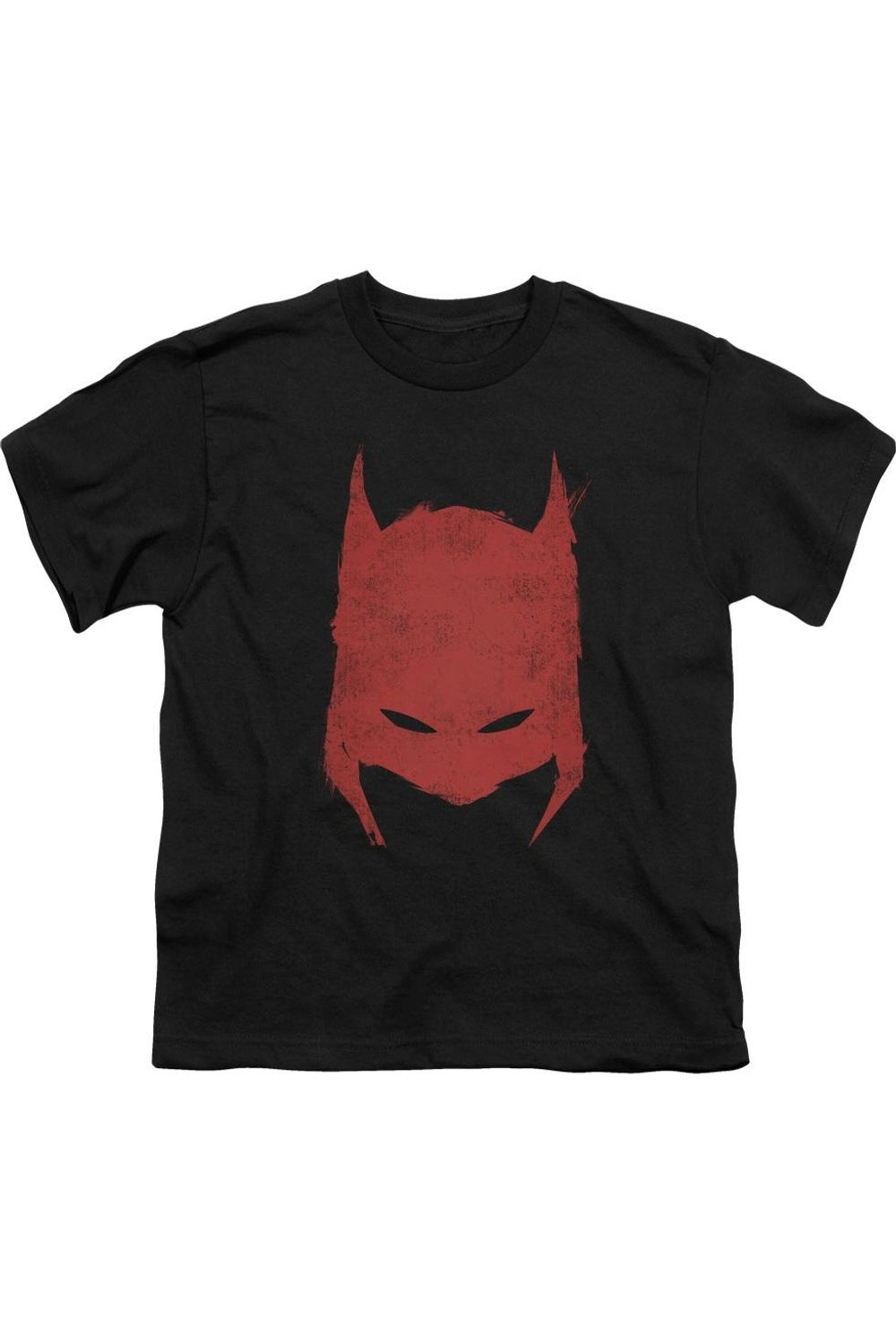 

Футболка для мальчиков Batman с эффектом потертостей и царапин Gildan, черный