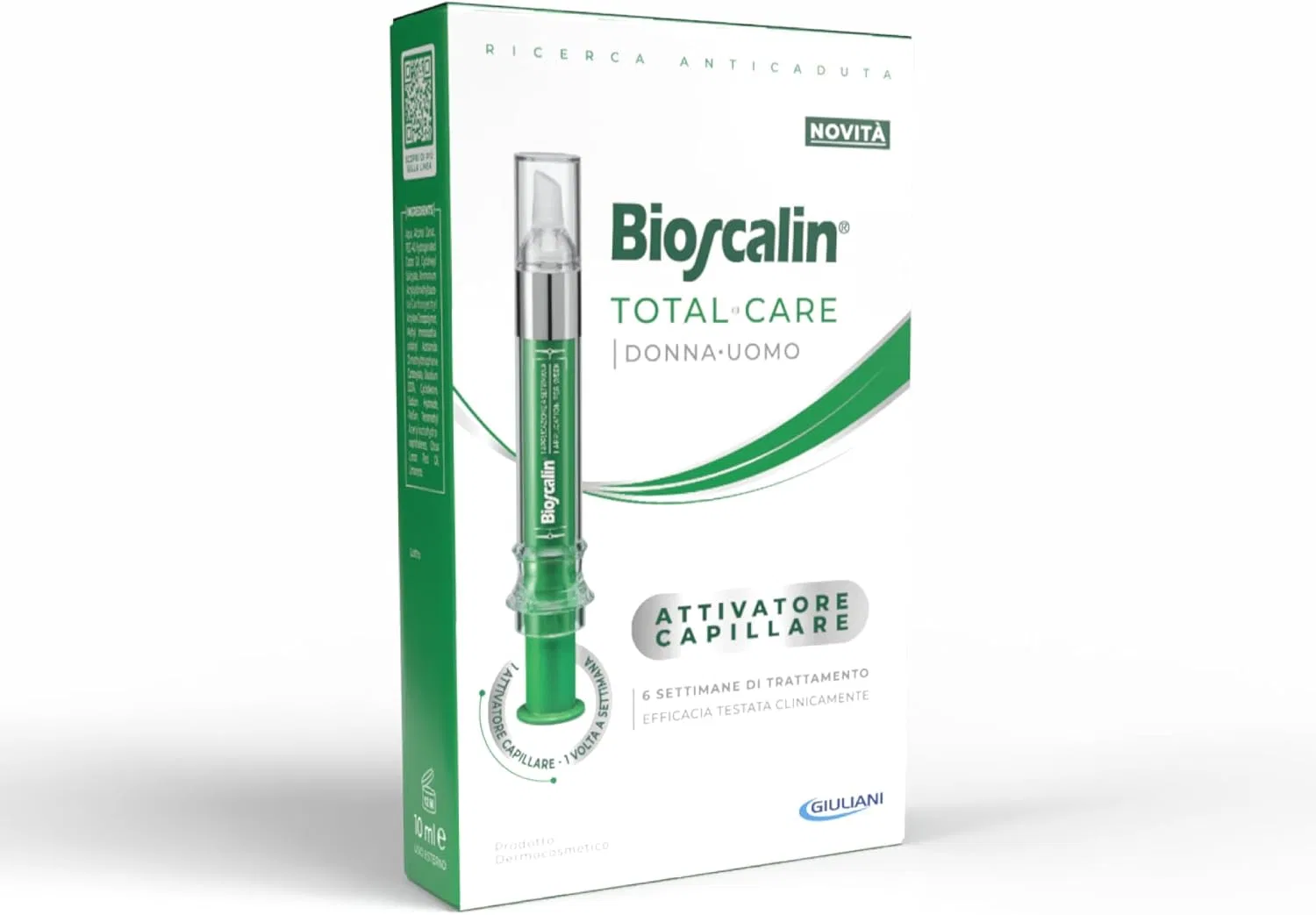 Капиллярный активатор Bioscalin TOTAL•CARE, 6 ампул по 10 мл Bioscalin