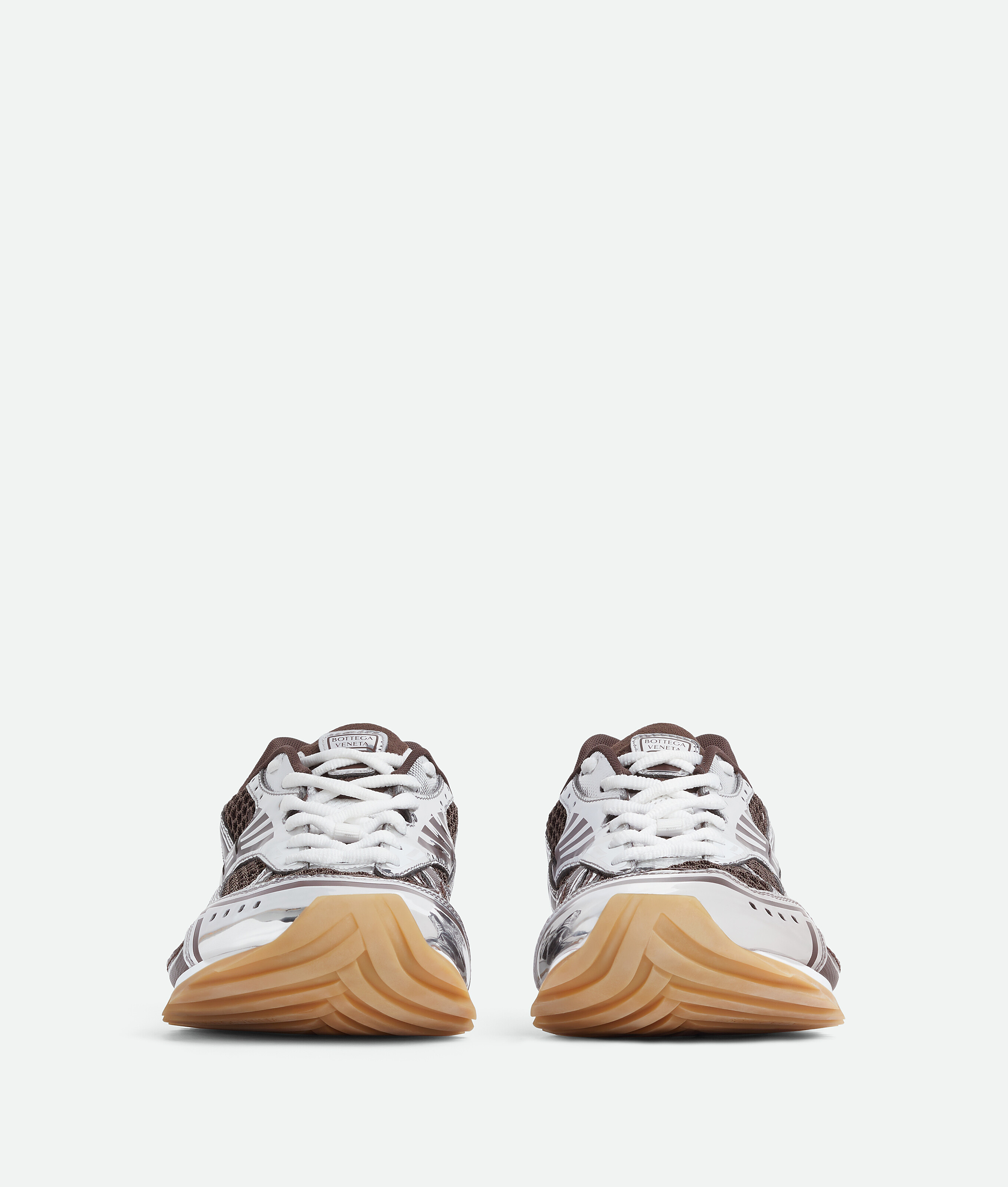 Кроссовки orbit BOTTEGA VENETA, фондант/серебро — фото 3