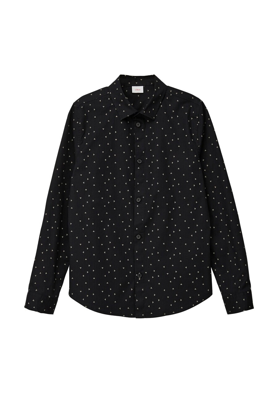 

Рубашка s.Oliver Slim fit Button Up, черный