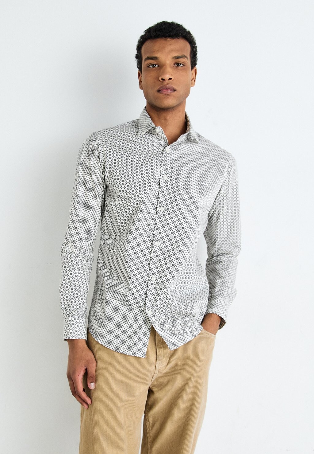 

Рубашка Jprblaexpress Minimal Print Jack & Jones, белая