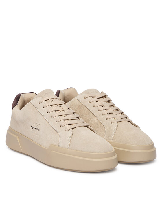 Кроссовки Chunky Cupsole Laceup Su YM0YM01453 Calvin Klein, бежевый — фото 2