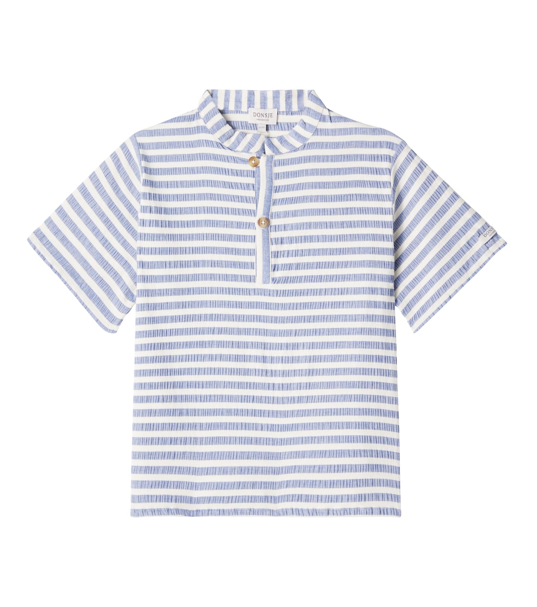 

OzIon рубашка из хлопковой смеси в полоску Donsje, Sky Blue-White Stripped
