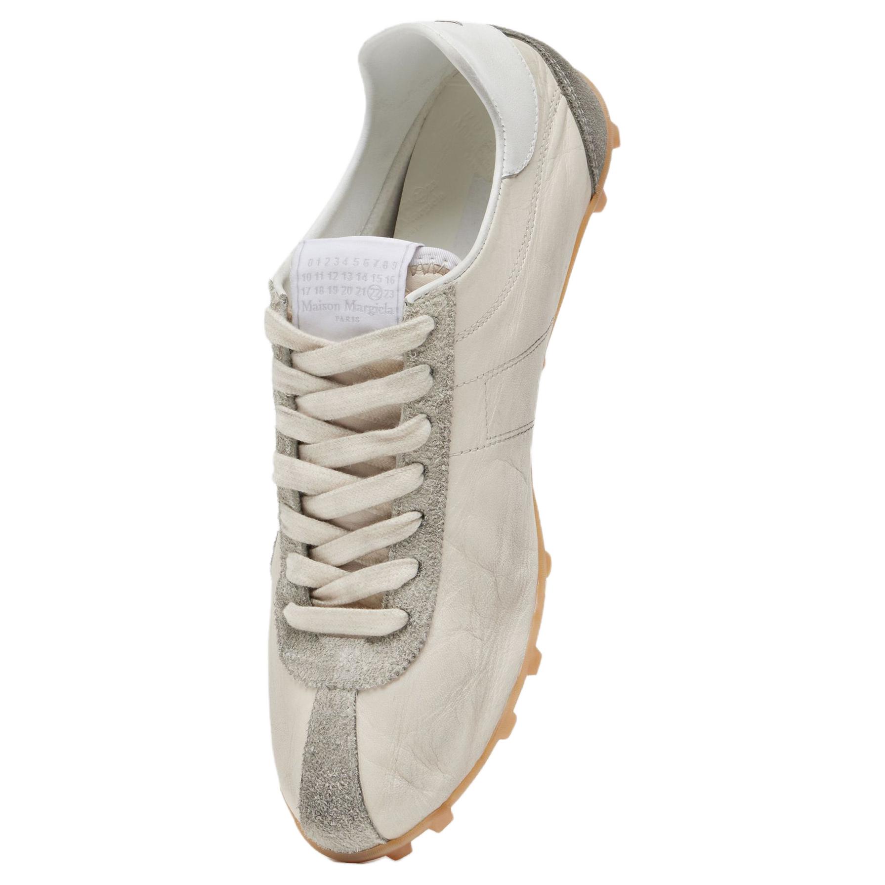 Maison Margiela Кроссовки низкие мужские Sprinters Casual серые — фото 4