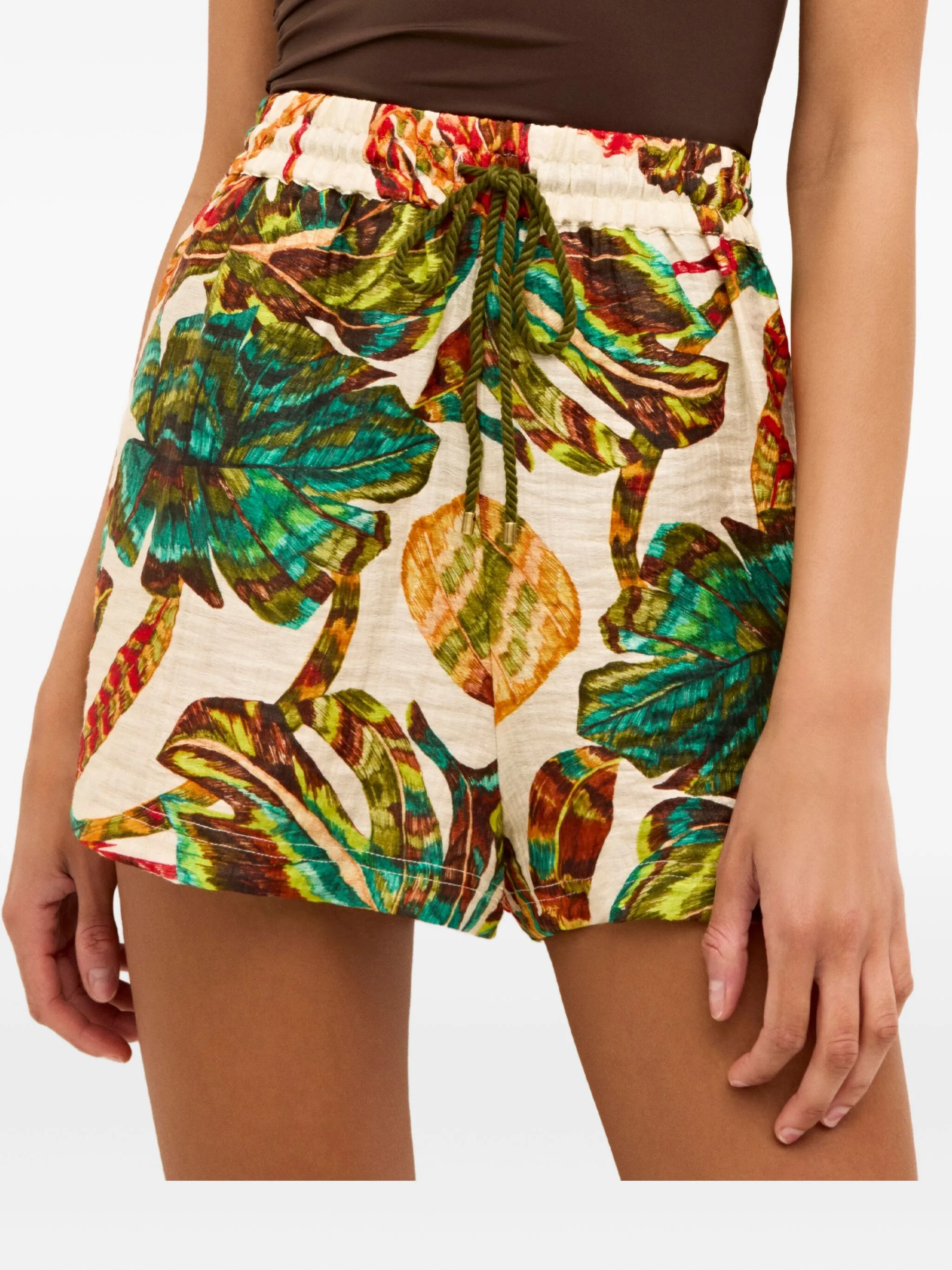 

Шорты Ana с кулиской и принтом Marie Oliver, зеленый