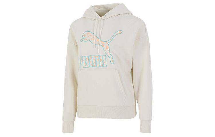 

Свитшот с цветочным рисунком женский молочно-белый Puma