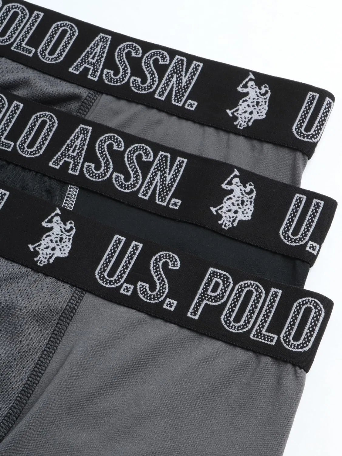 Боксеры 3-Pack U.S. POLO ASSN., Magnet/Black — фото 3