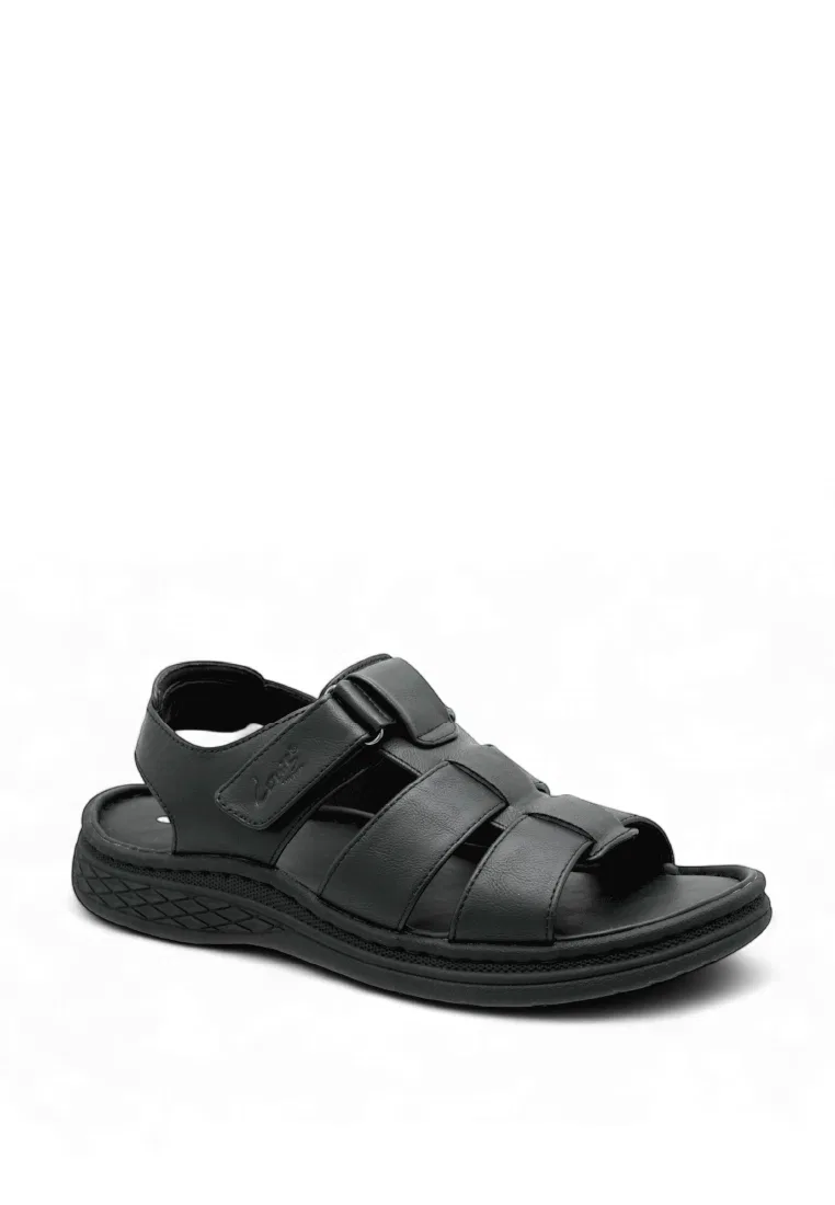 Мужские сандалии, slip-on, искусственная кожа, 250441270 Louis Cuppers, черный — фото 2