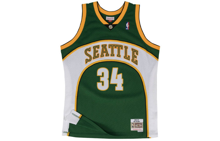 

Майка Mitchell & Ness X Nba Seattle Supersonics 2006 Ray Allen Swingman Mitchell Ness, зеленый