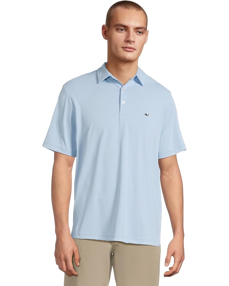 

Поло Vineyard Vines Solid Sankaty Polo, цвет Jake Blue
