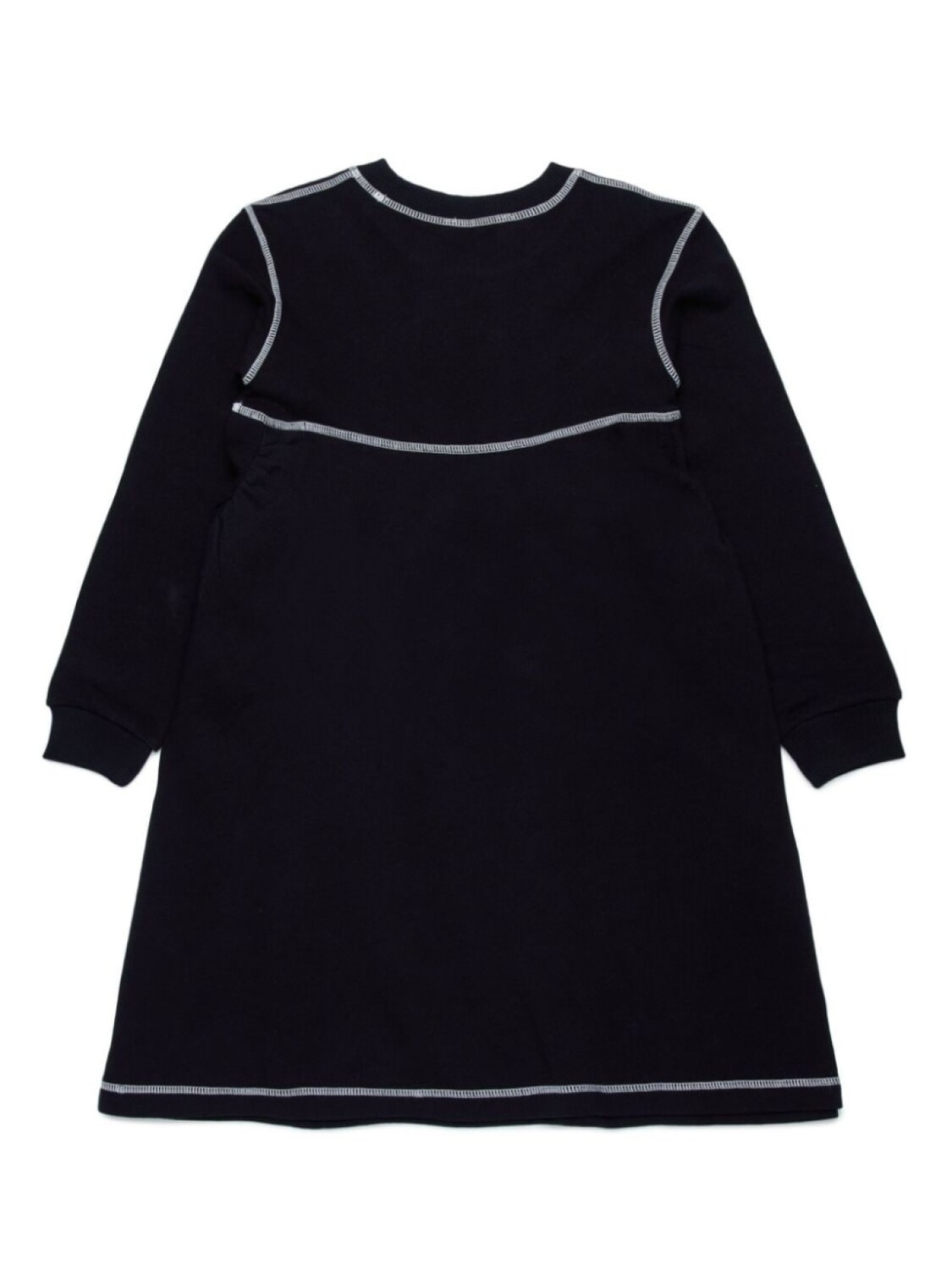 Marni Kids платье-футболка с длинными рукавами и вышитым логотипом, черный — фото 2