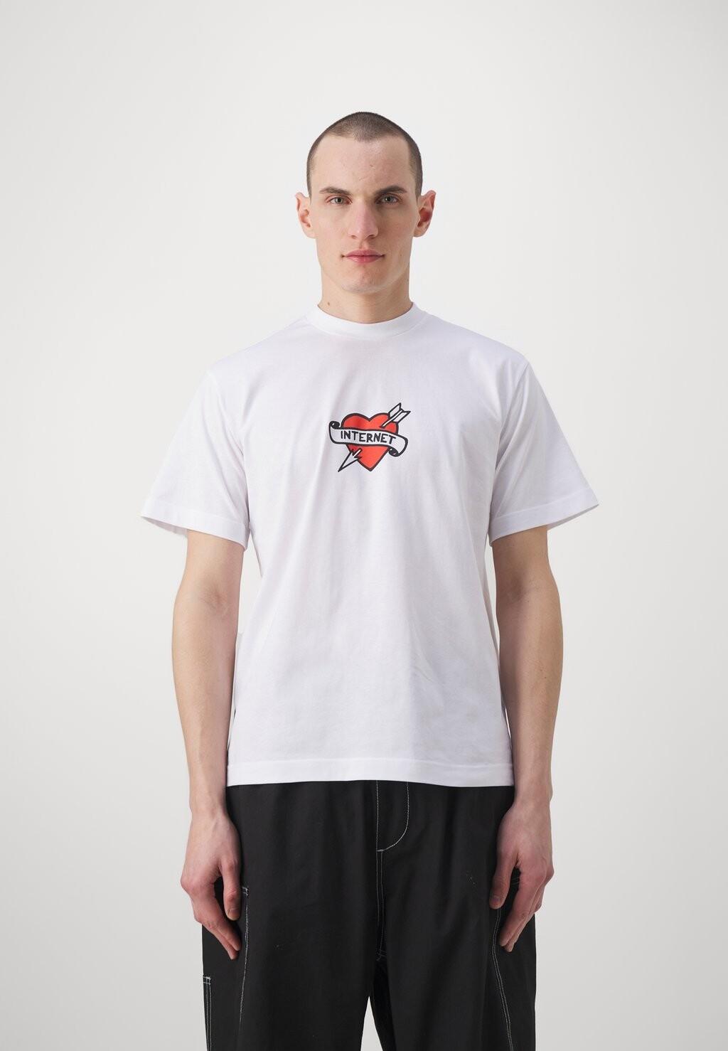 

Футболка с принтом INTERNET EDITION Sunnei, цвет white