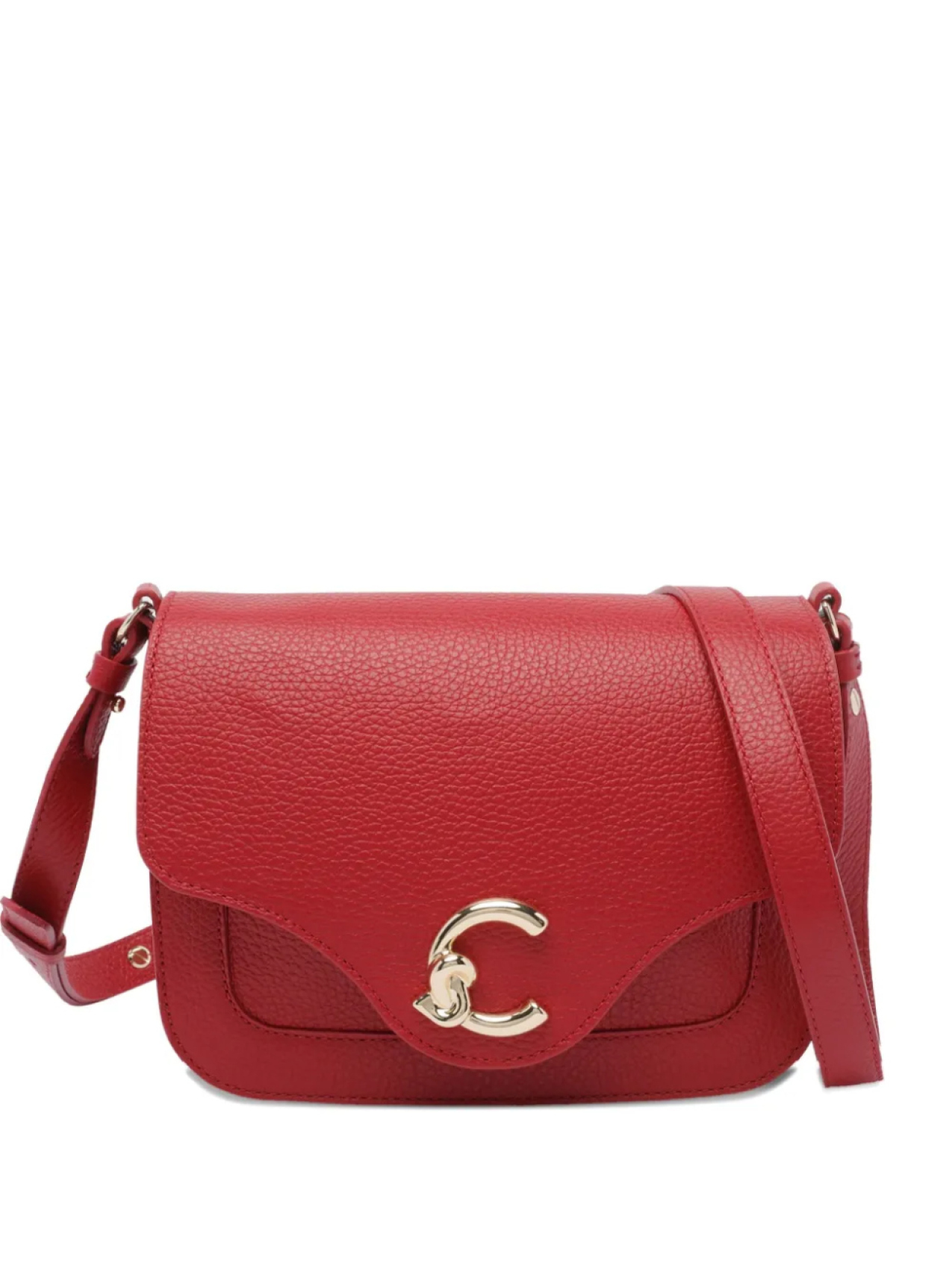 

Кожаная сумка через плечо Coccinelle, красный