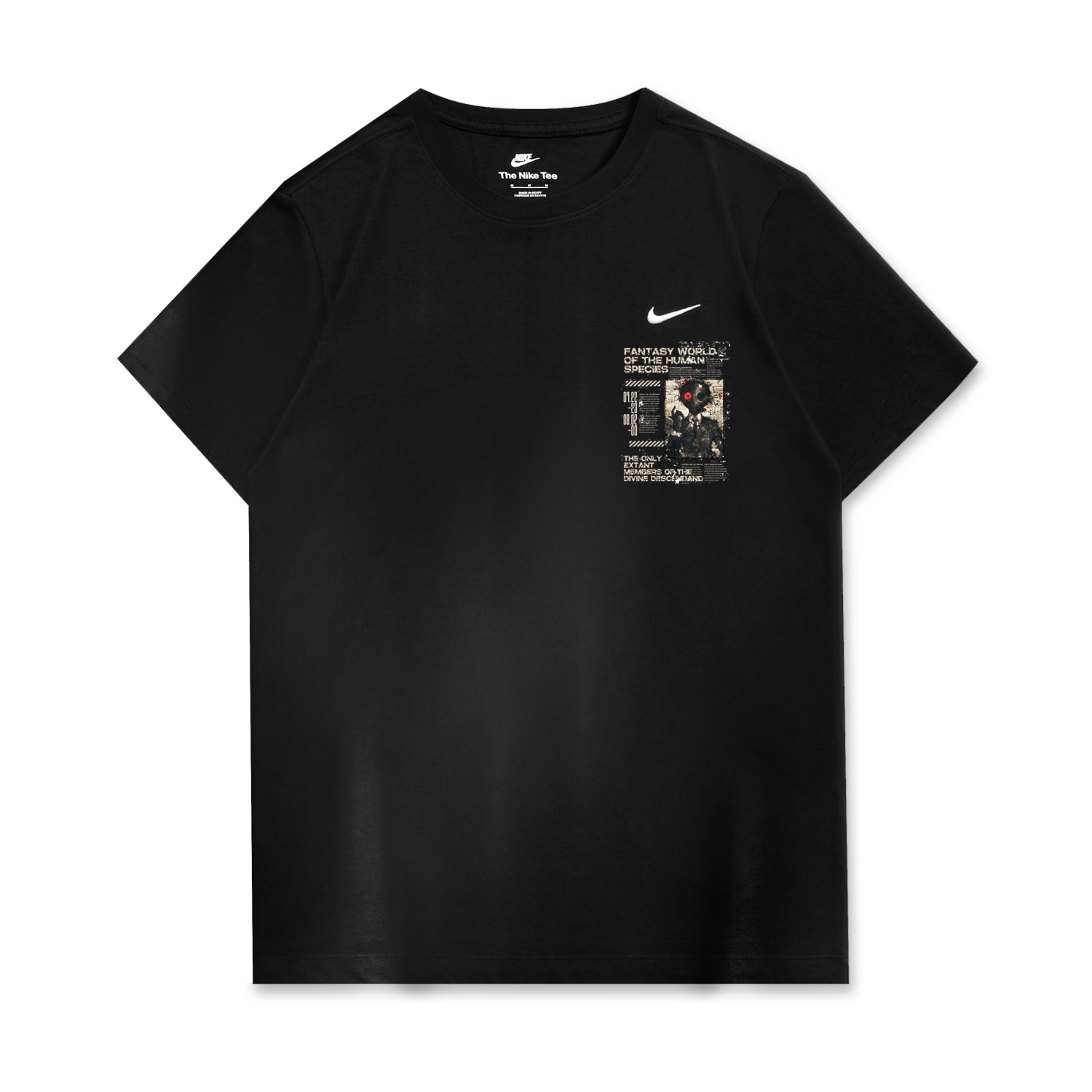 

Nike Спортивная футболка унисекс черная, Черный, Nike Спортивная футболка унисекс черная