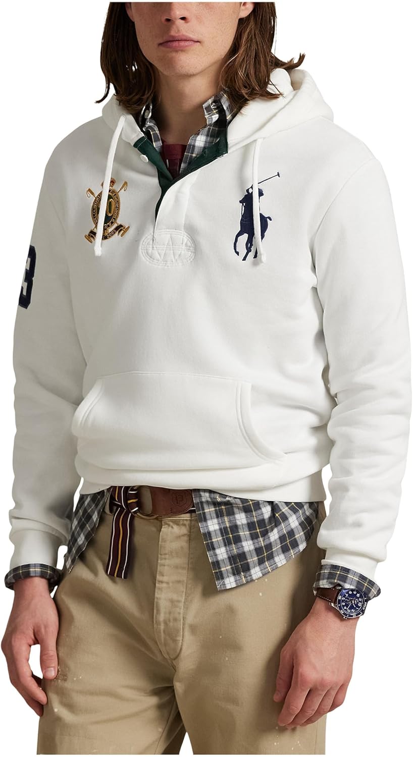 

Толстовка POLO RALPH LAUREN мужская Big Pony 20th Anniversary Crest, White