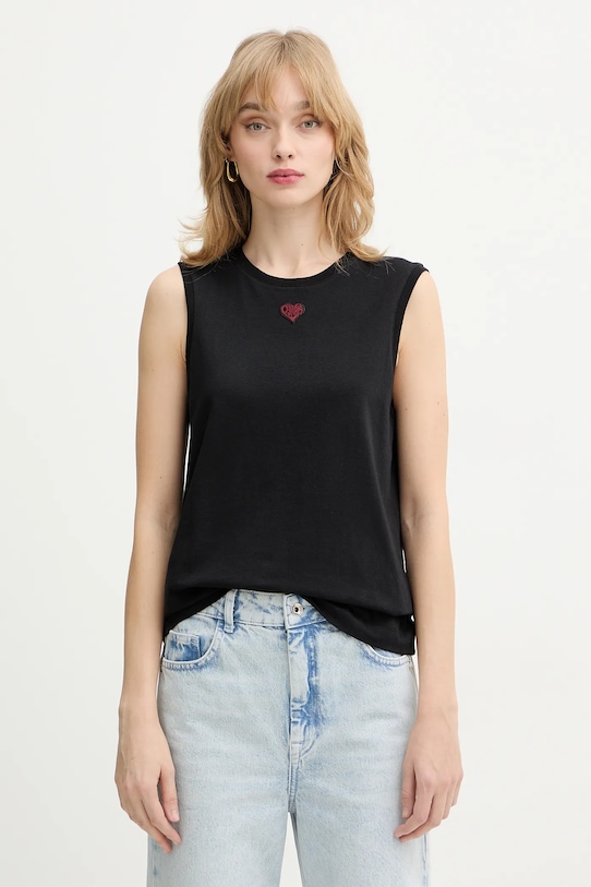 

Хлопковый топ Pinko, черный