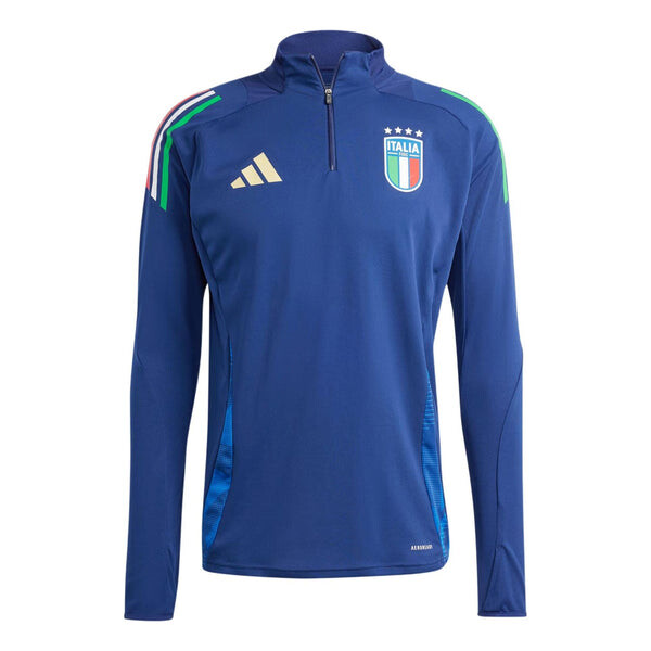 

Спортивная футболка italy tiro 24 competition training top asia sizing 'blue' Adidas, синий