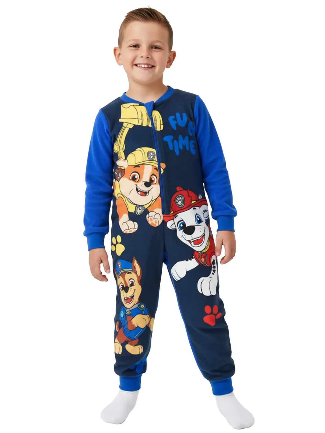 Комбинезон флисовый Paw Patrol, синий