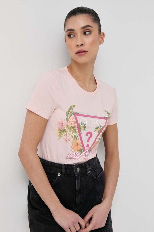 

Футболка Guess, розовый