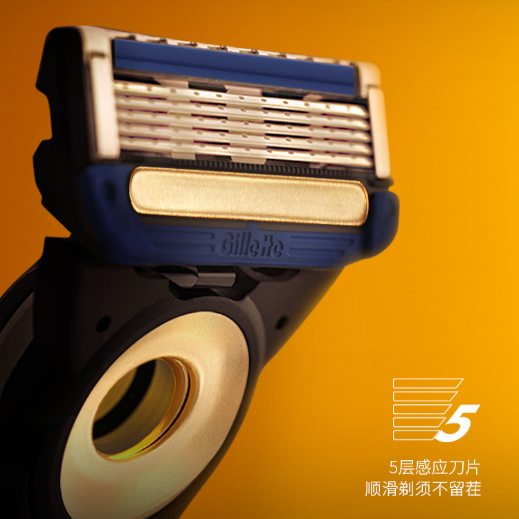Мужские инструменты для бритья Gillette, Gillette Thermal Shaver With 1 Knife Holder, 2 Blade Heads, 1 Base + Shaving Foam — фото 4