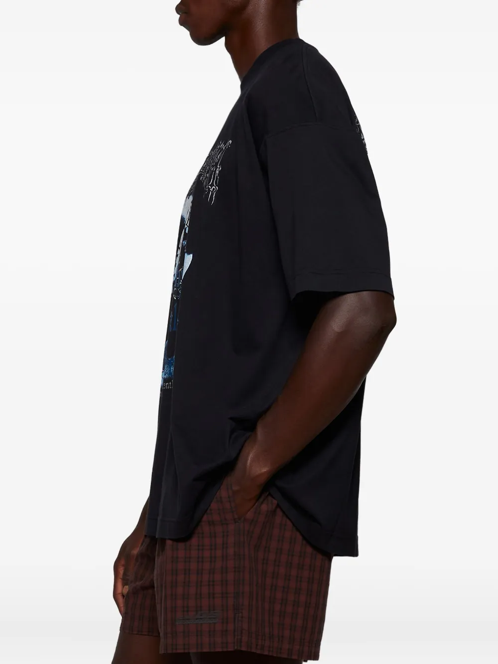 Футболка с графичным принтом Vetements, черный — фото 4