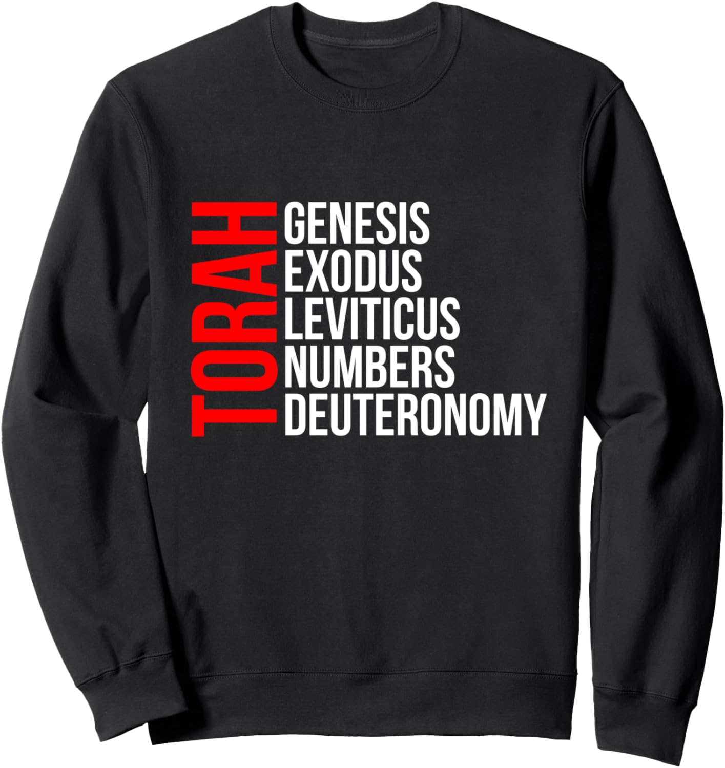 

Первые 5 книг Торы, иврит, израильский язык, Йешуа, Яхве, толстовка Hebrew Israelite, черный