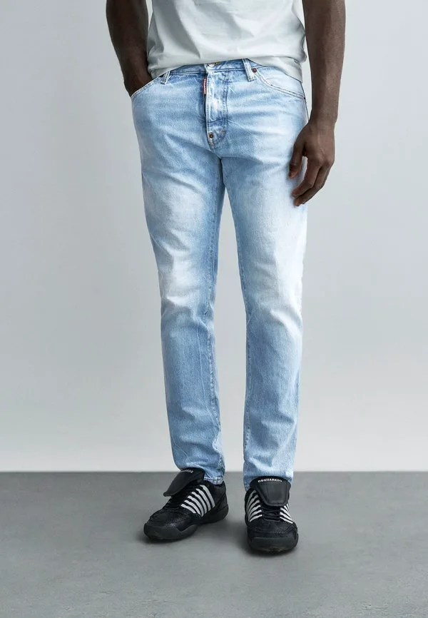 Джинсы прямого кроя Dsquared2, Navy Blue