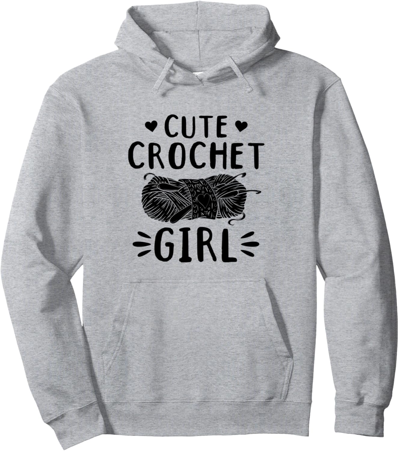 

Милая вязаная девочка, толстовка с капюшоном Crochet Girls Crochet Lover, серый